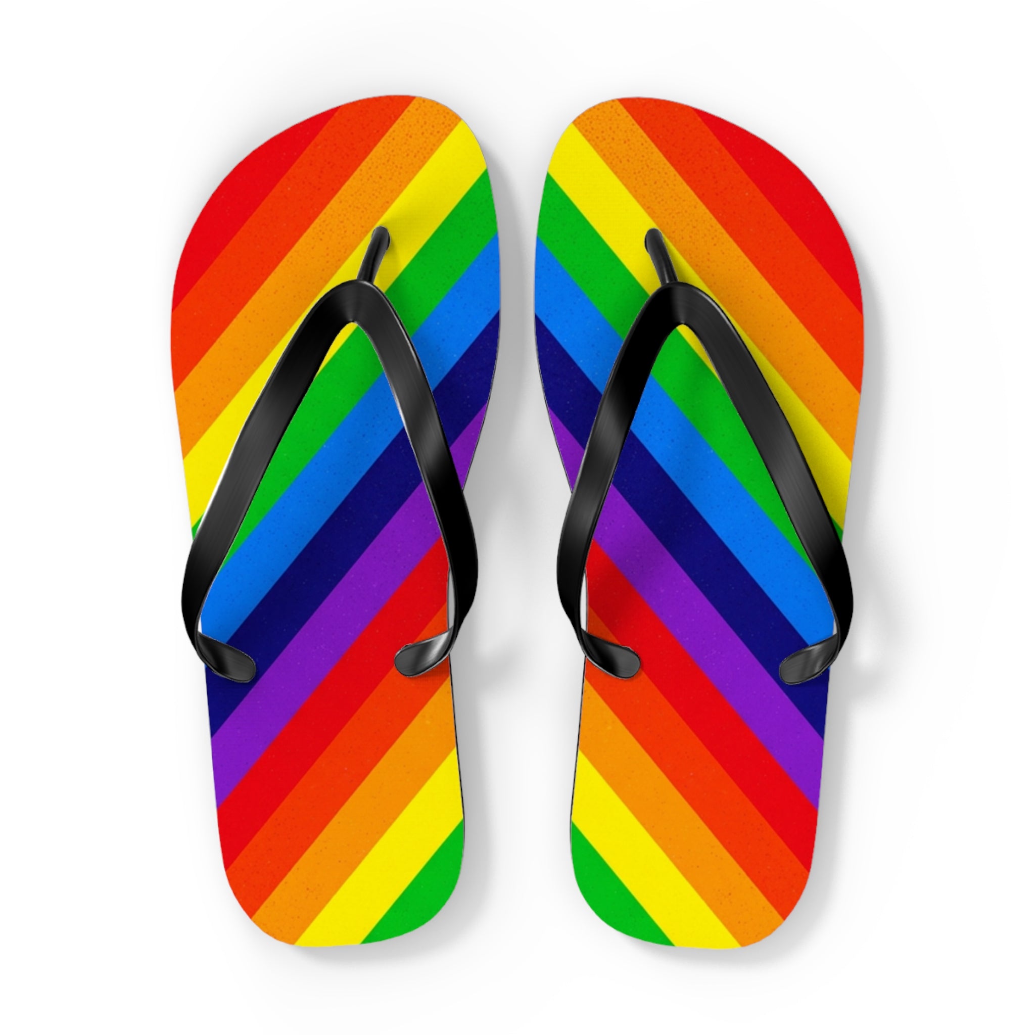 Rainbow Pride Flip Flops