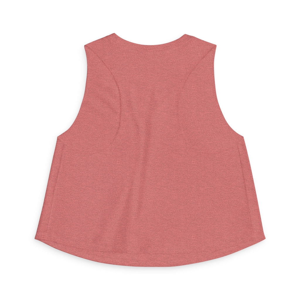 Top Corto Floral Ecológico — Camiseta Corta sin Mangas de Mujer "Reduce, Reutiliza, Recicla"
