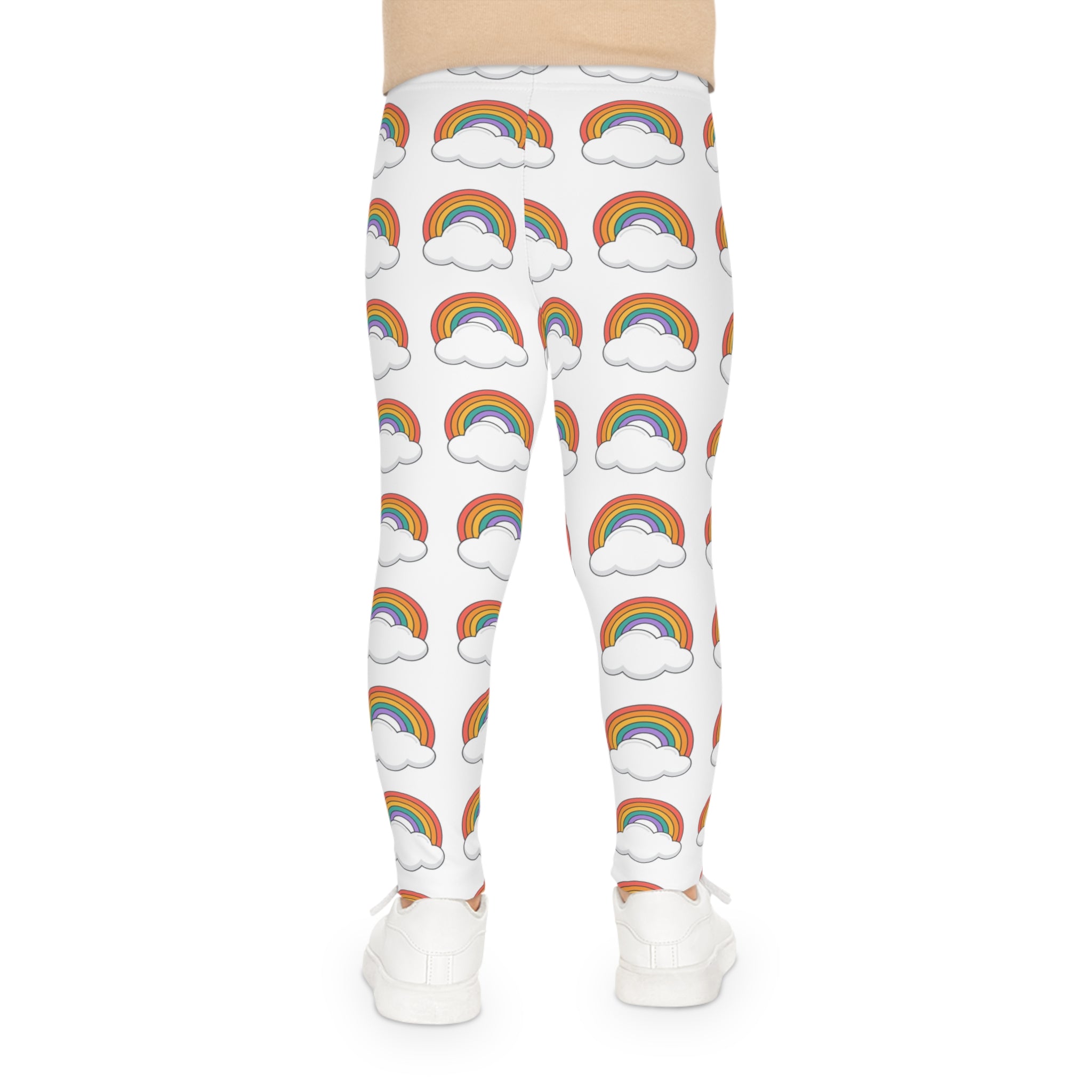 Mallas de nube arcoíris para niños — Ropa deportiva infantil con estampado completo
