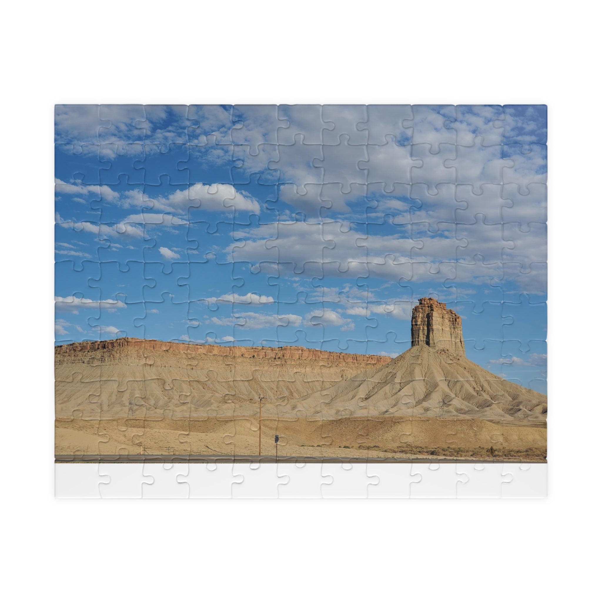 Rompecabezas Paisaje "Desert Butte" de 110-1014 Piezas | Rompecabezas Escénico de Cielo y Formaciones Rocosas