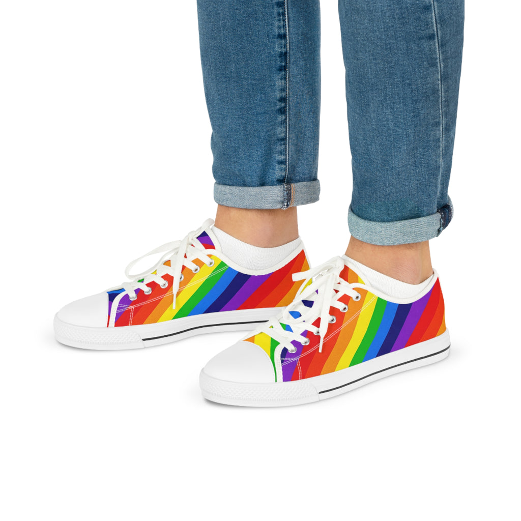 Rainbow Pride Low Top Sneakers