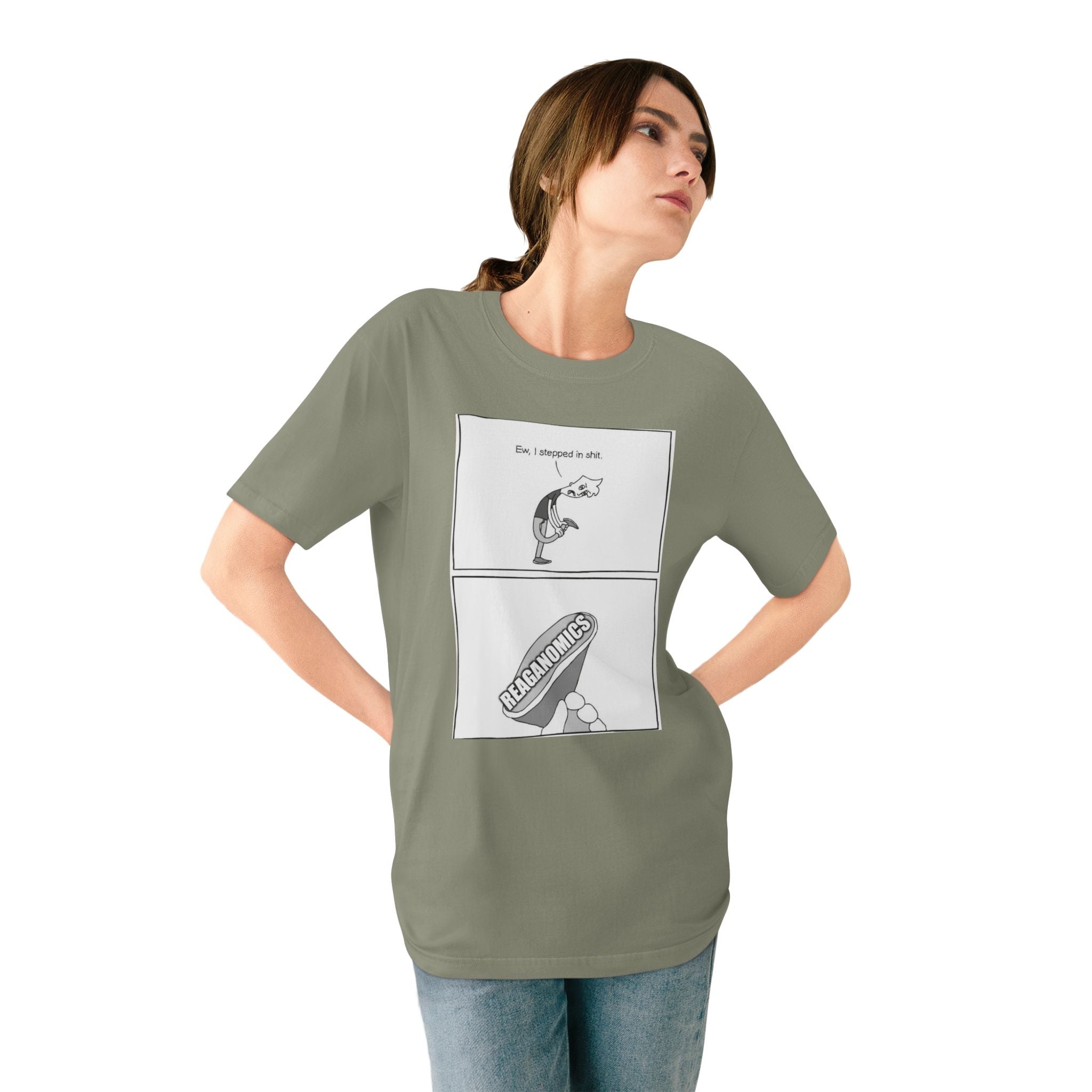 Comic Panel T-Shirt — Reaganomics Graphic Tee