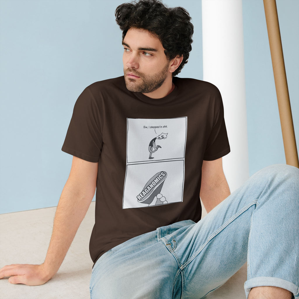 Comic Panel T-Shirt — Reaganomics Graphic Tee