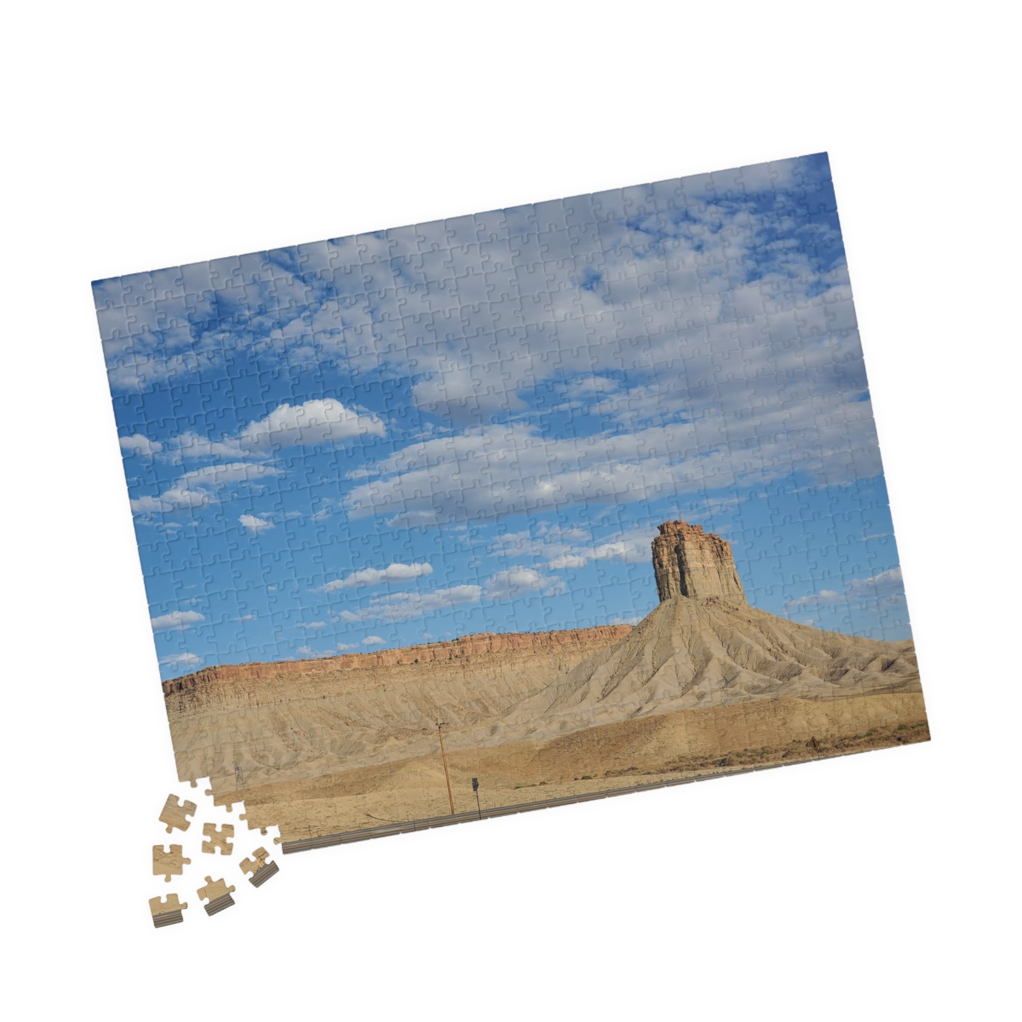 Desert Butte Landscape Puzzle 110-1014 Piece | Scenic Sky and Rock Formation Puzzle