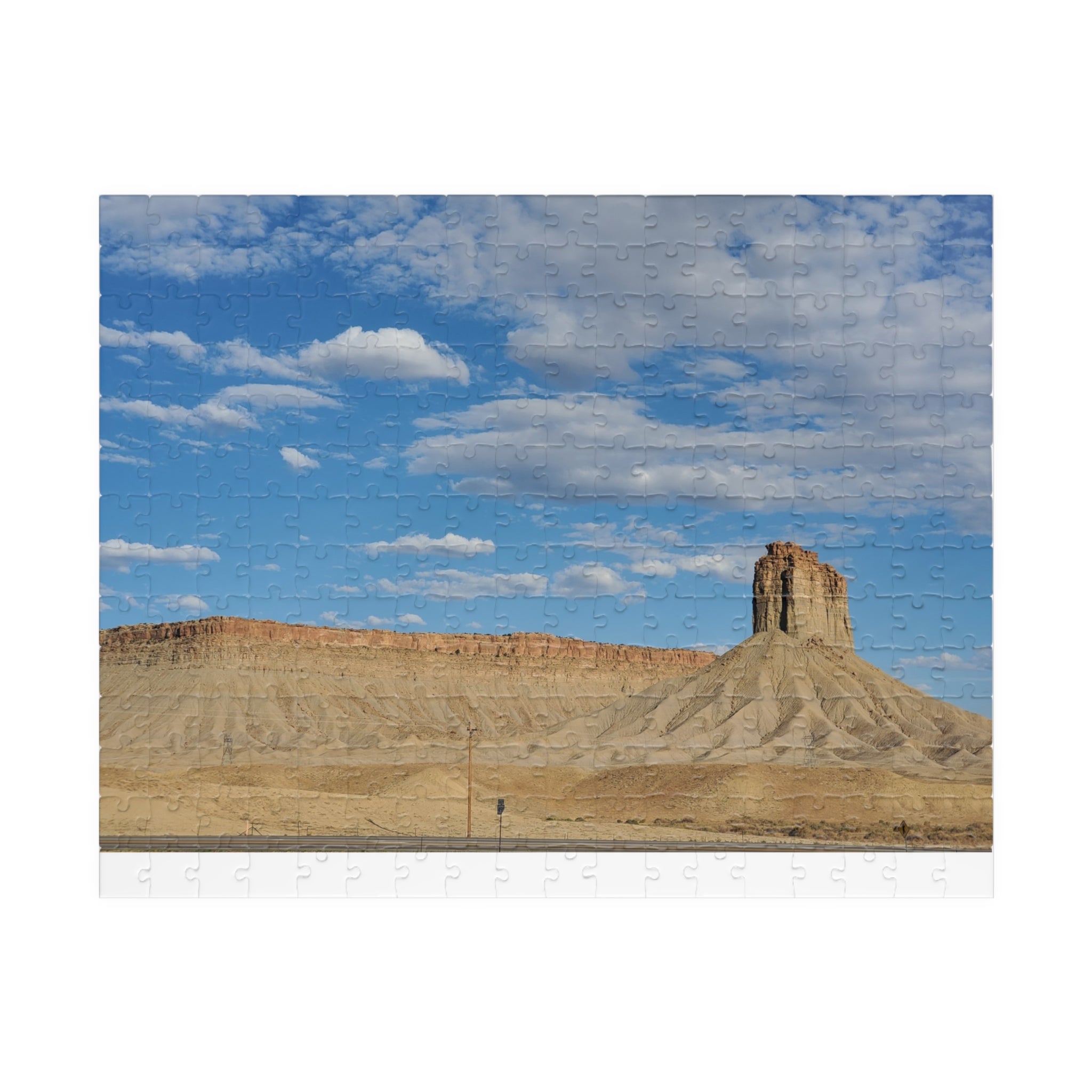 Rompecabezas Paisaje "Desert Butte" de 110-1014 Piezas | Rompecabezas Escénico de Cielo y Formaciones Rocosas