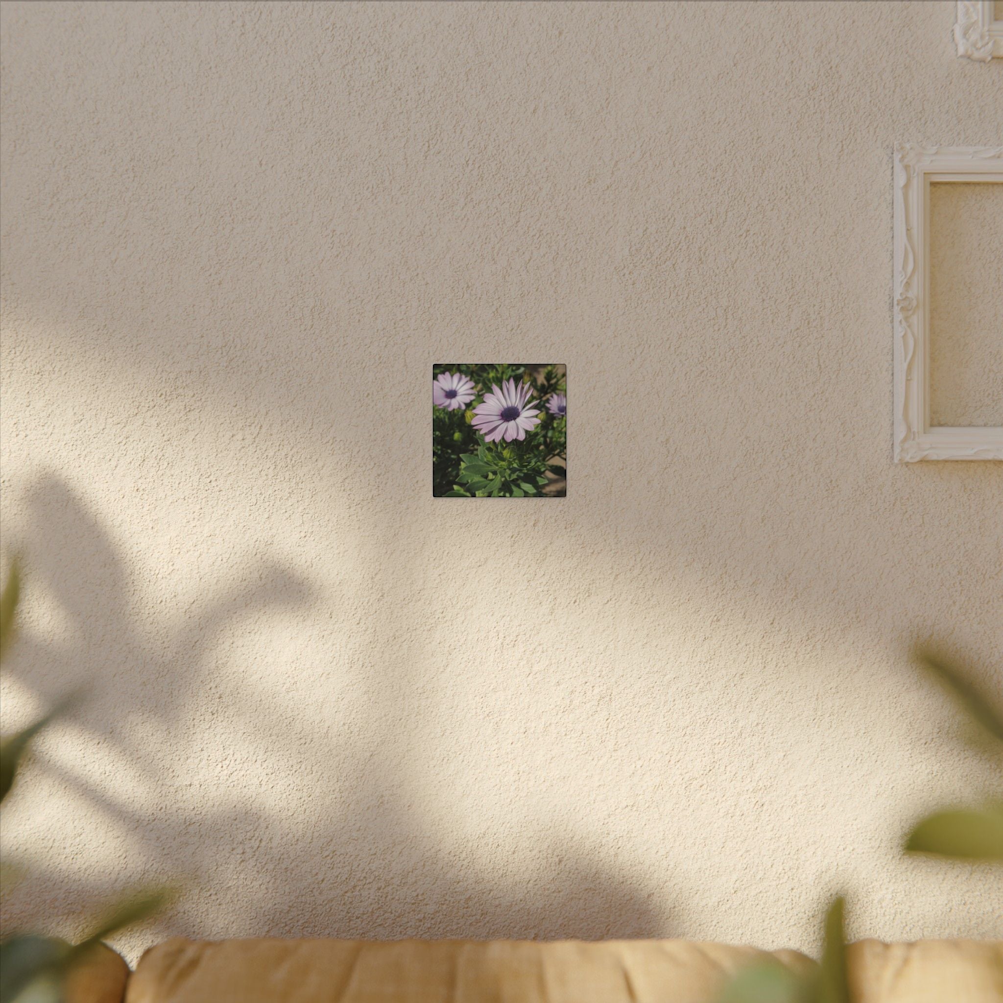 Unframed Purple Daisy Floral Canvas Print