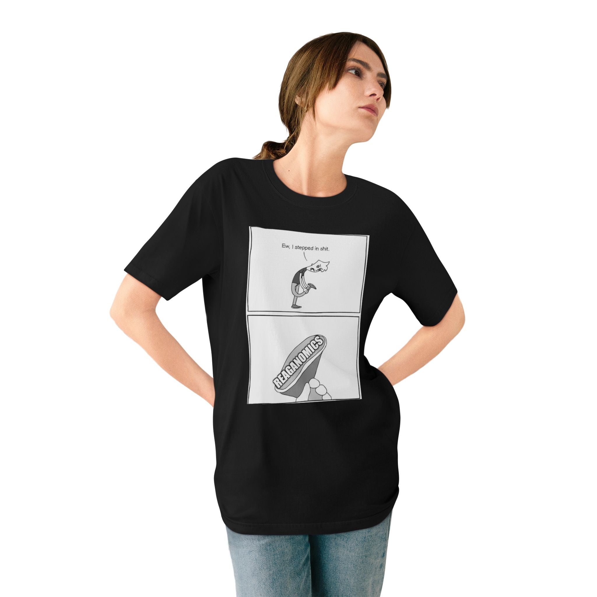 Comic Panel T-Shirt — Reaganomics Graphic Tee