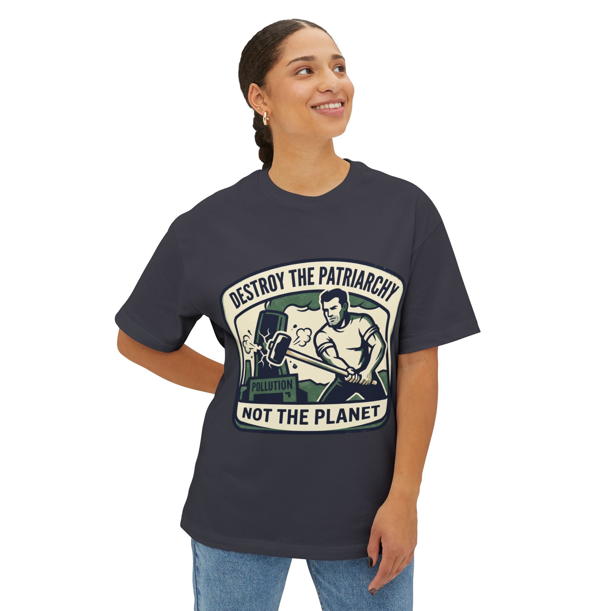 Camiseta "Destruye el Patriarcado, no el Planeta" | Camiseta Feminista Ambiental