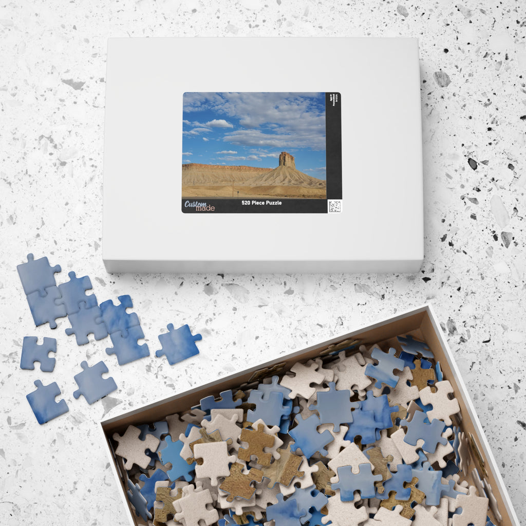 Desert Butte Landscape Puzzle 110-1014 Piece | Scenic Sky and Rock Formation Puzzle