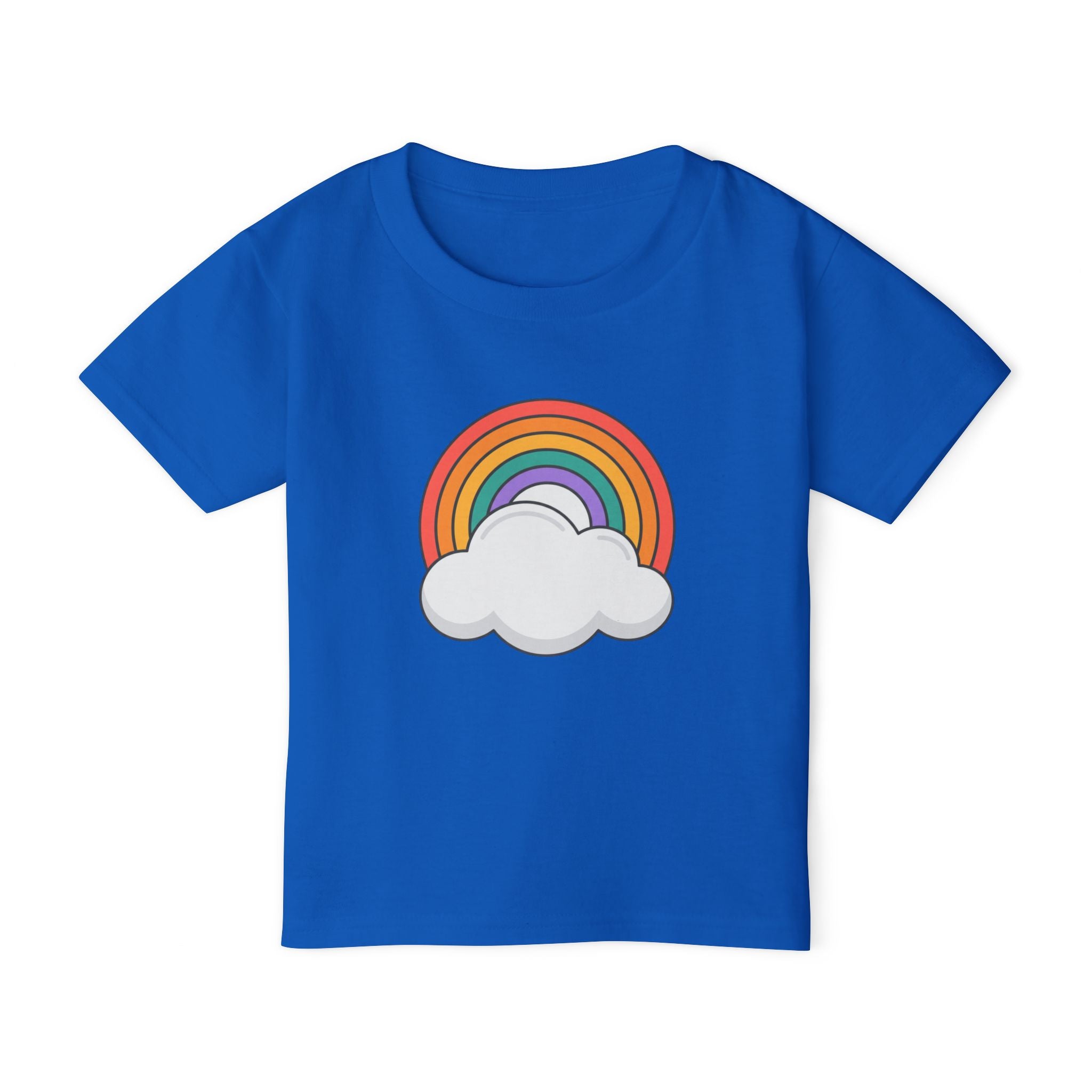 Rainbow Cloud Toddler T-shirt | Kids Rainbow Shirt, Cute Cloud Top