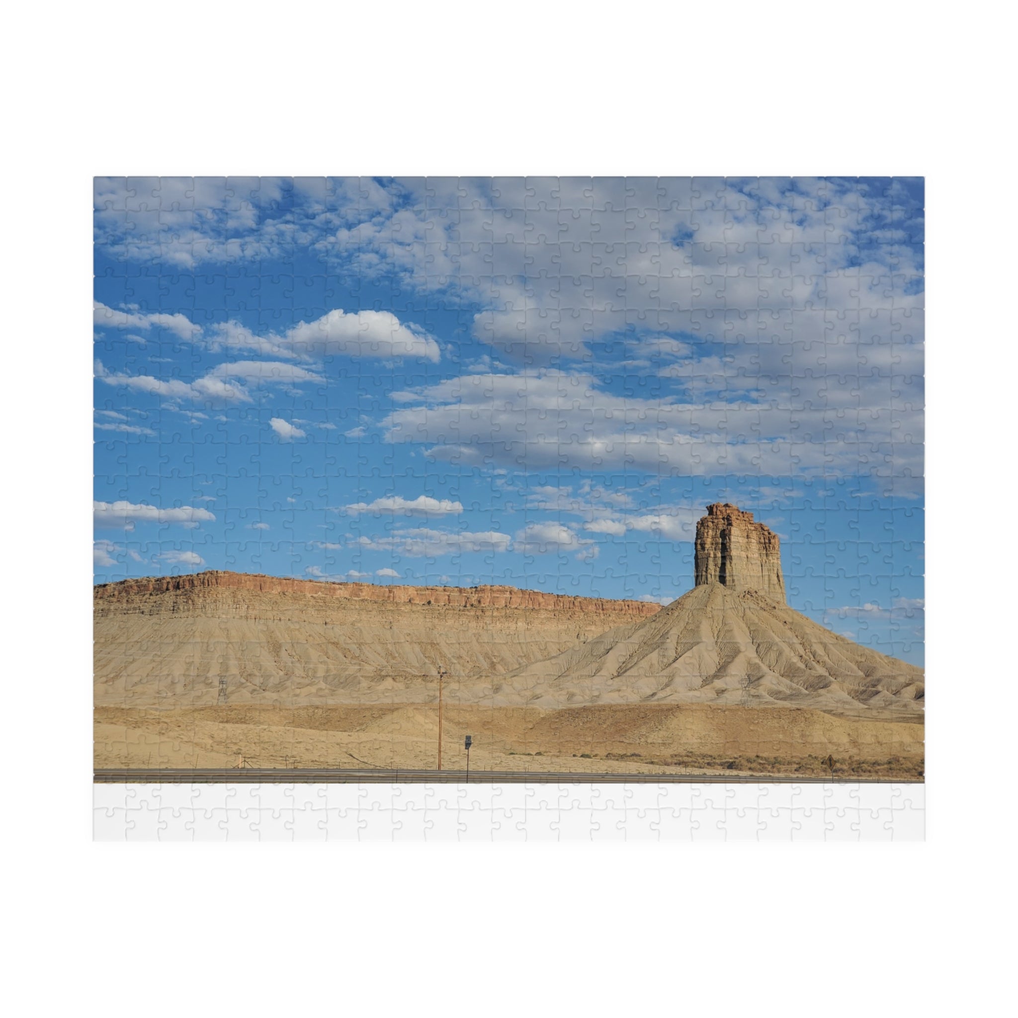Rompecabezas Paisaje "Desert Butte" de 110-1014 Piezas | Rompecabezas Escénico de Cielo y Formaciones Rocosas
