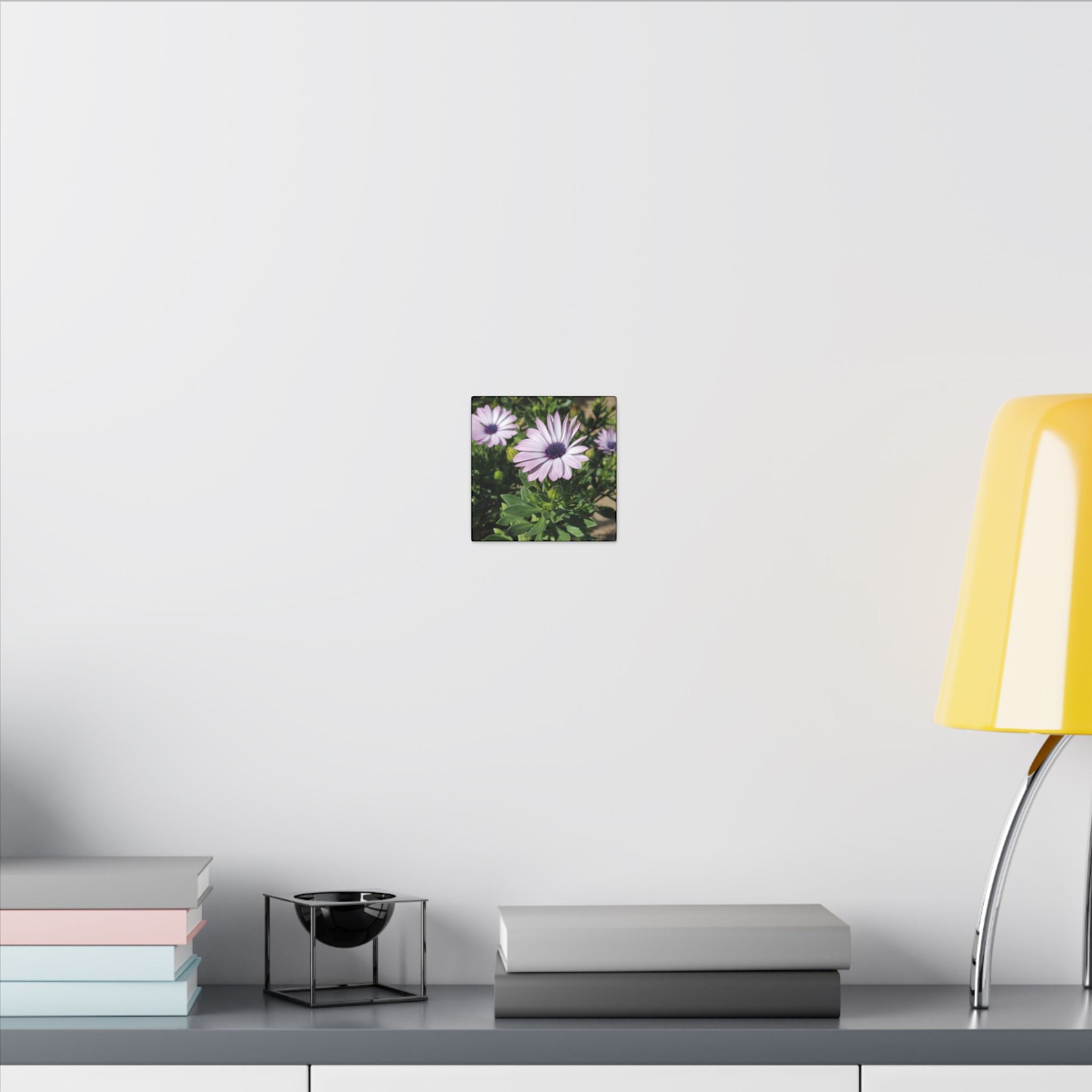 Unframed Purple Daisy Floral Canvas Print