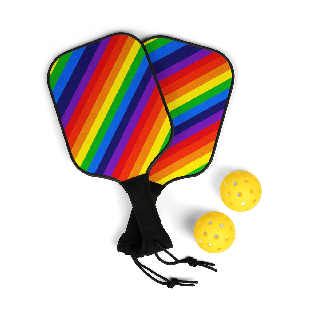 Rainbow Pickleball Kit