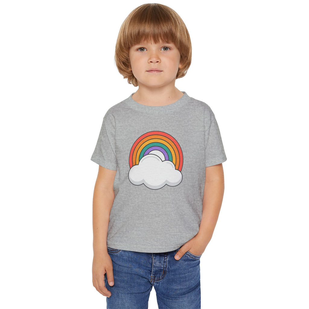 Camiseta de arcoíris y nube para niños pequeños | Camisa de arcoíris para niños, Top de nube lindo