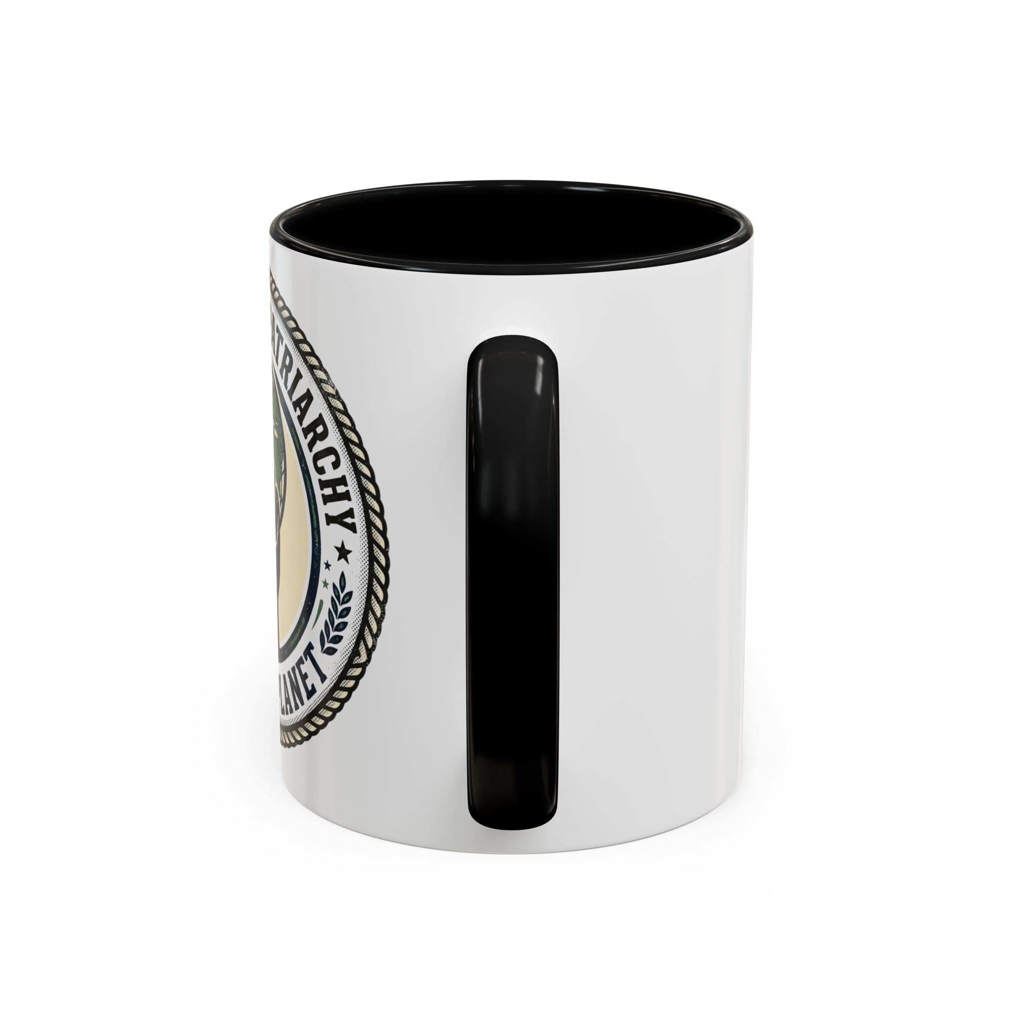 Destroy the Patriarchy Not the Planet Coffee Mug – Feminist Eco Justice Accent Mug (11/15oz)
