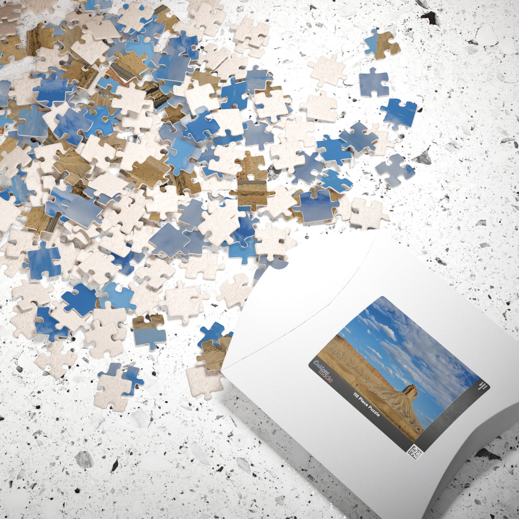 Desert Butte Landscape Puzzle 110-1014 Piece | Scenic Sky and Rock Formation Puzzle