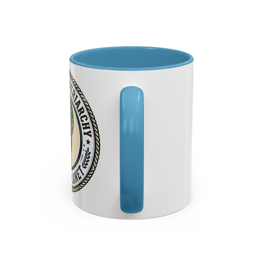 Destroy the Patriarchy Not the Planet Coffee Mug – Feminist Eco Justice Accent Mug (11/15oz)