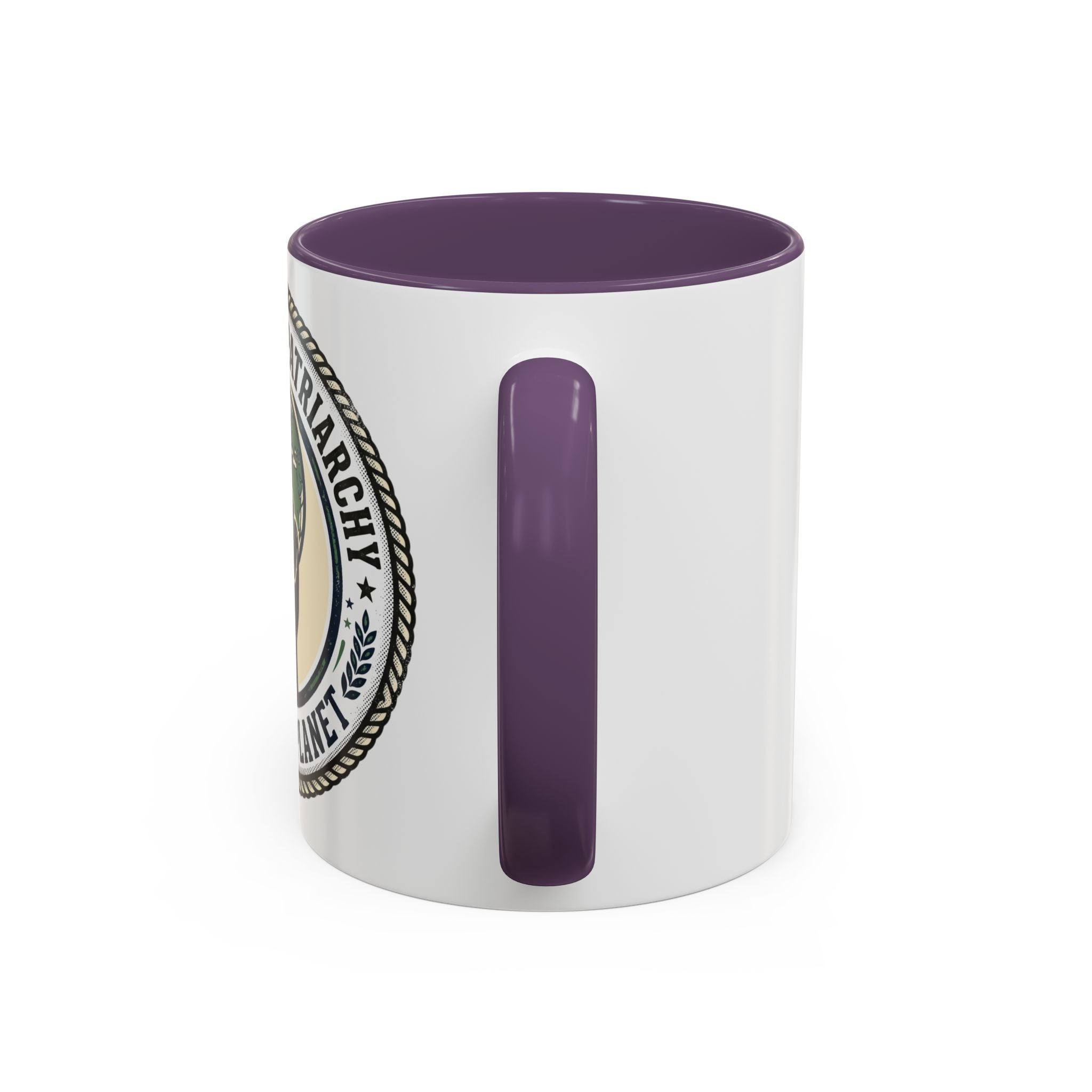 Destroy the Patriarchy Not the Planet Coffee Mug – Feminist Eco Justice Accent Mug (11/15oz)