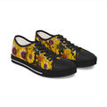 Daisy Floral Low Top Sneakers — Women's Casual Shoe