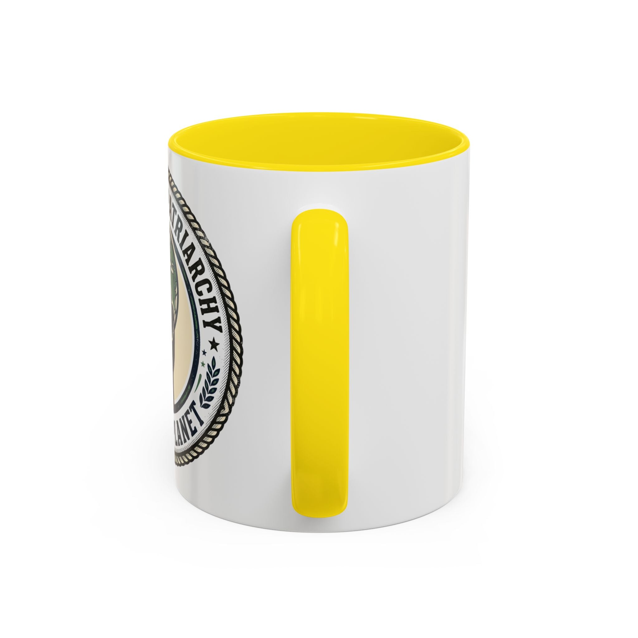 Destroy the Patriarchy Not the Planet Coffee Mug – Feminist Eco Justice Accent Mug (11/15oz)