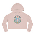 Sudadera Corta Eco Floral — "Reduce, Reutiliza, Recicla"