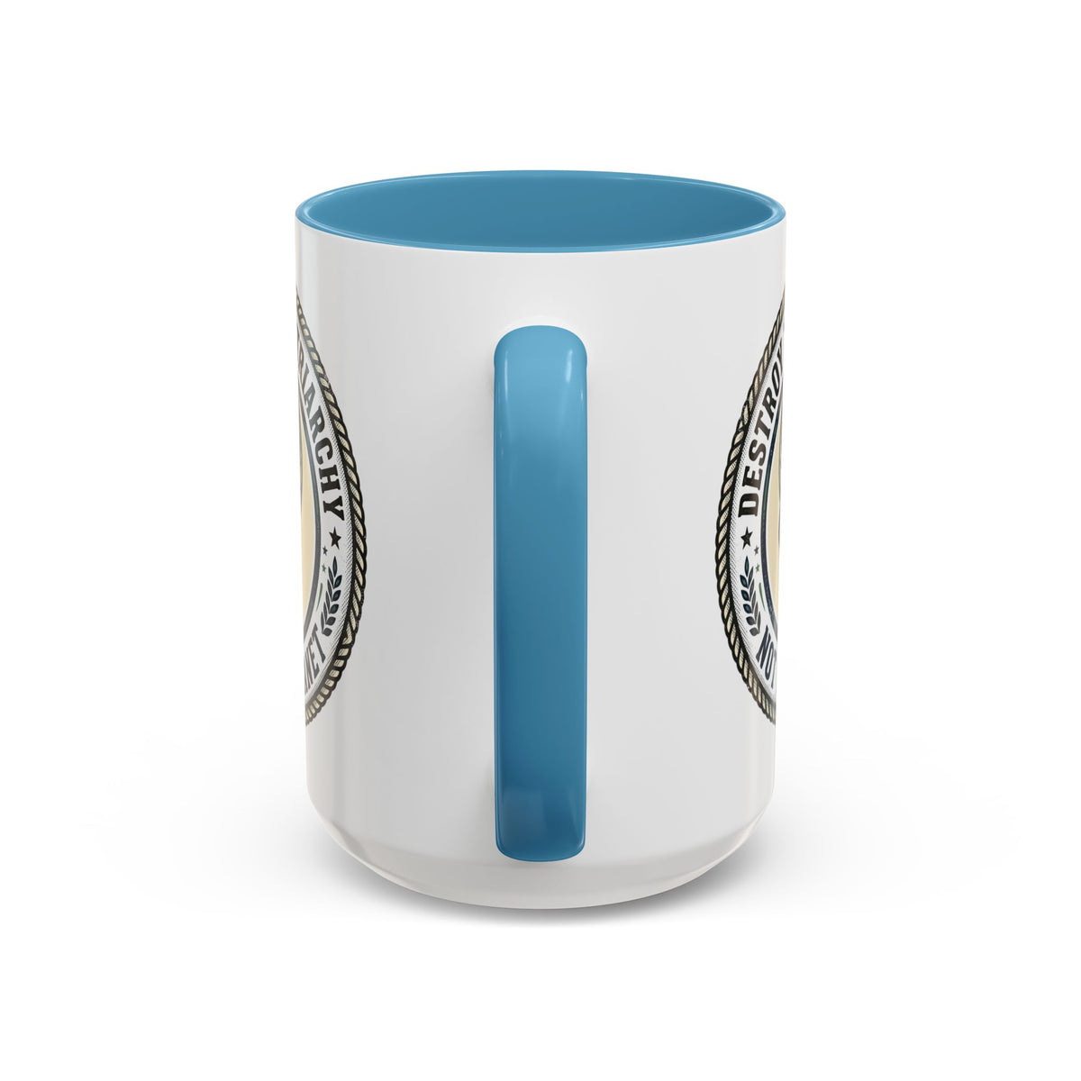 Destroy the Patriarchy Not the Planet Coffee Mug – Feminist Eco Justice Accent Mug (11/15oz)