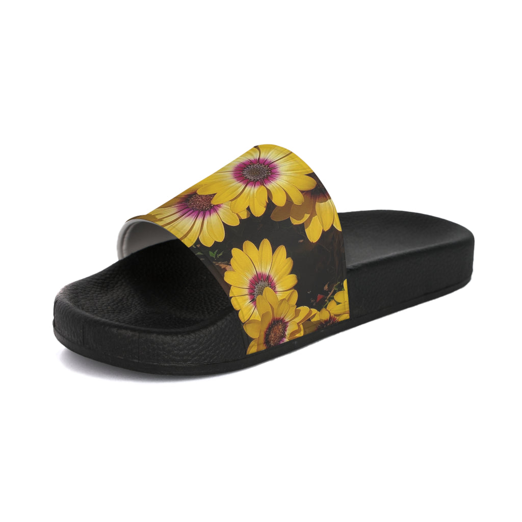 Sunflower Slide Sandals — Floral Women's Pool & Casual Slides