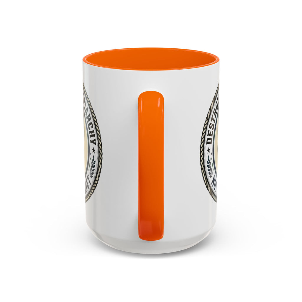 Destroy the Patriarchy Not the Planet Coffee Mug – Feminist Eco Justice Accent Mug (11/15oz)